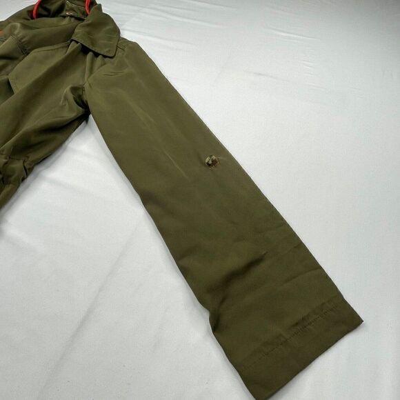 Anthropologie Gisborne Obi Trench Anorak Jacket Green - Picture 13 of 15